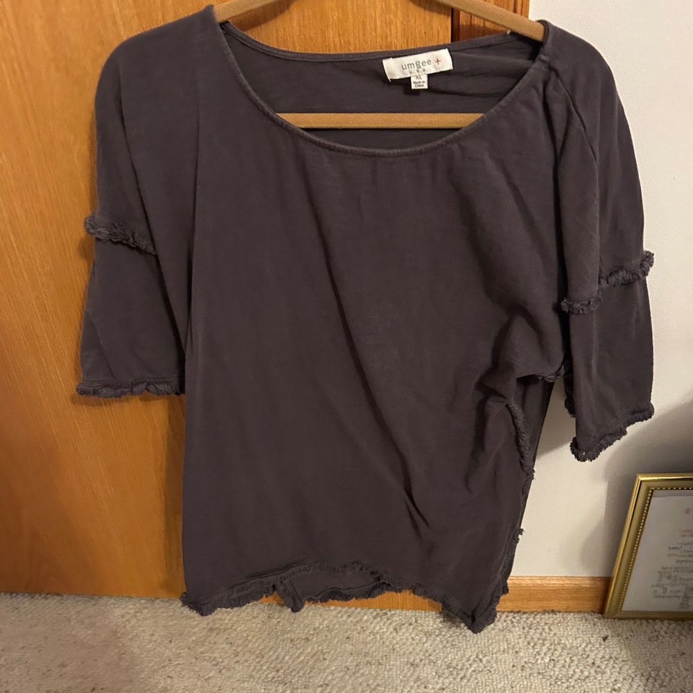 XL Grey Umgee top